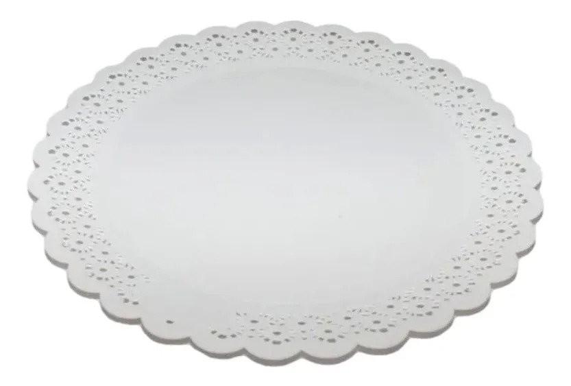 N°27 Plato plastico blonda x unidad.