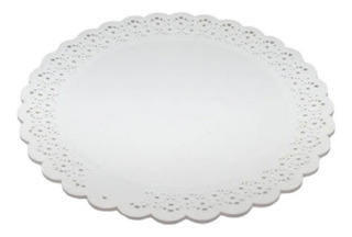 N°30 Plato plastico blonda x unidad.