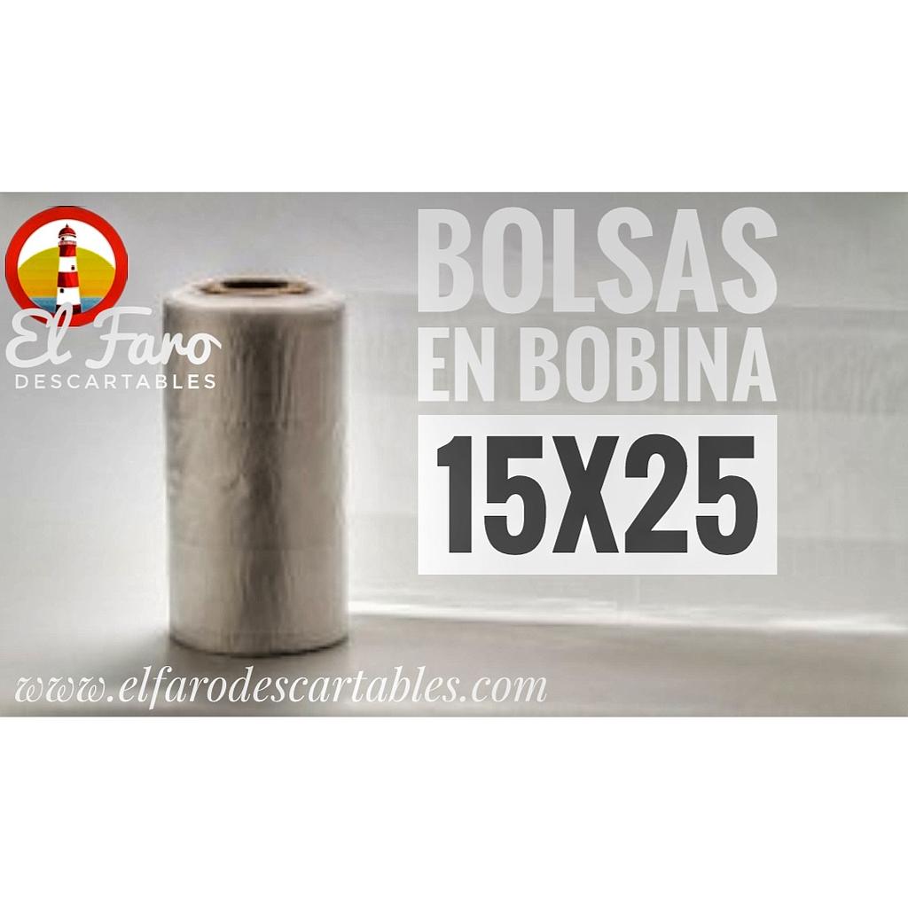 15x25 Rendidoras bolsas bobinadas.