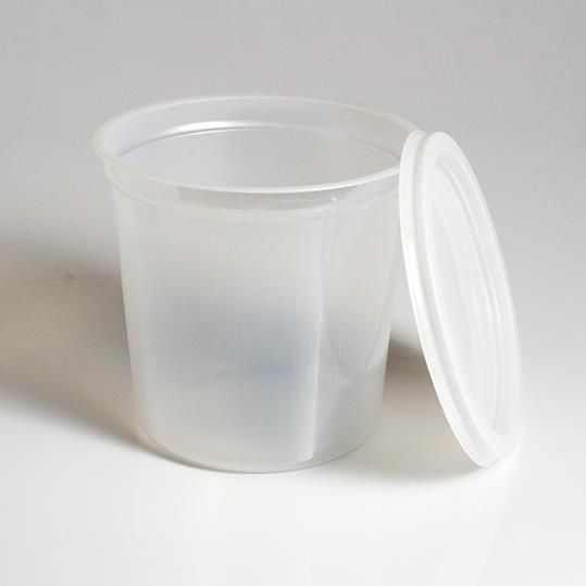 1000cc Pote c/tapa x unidad.