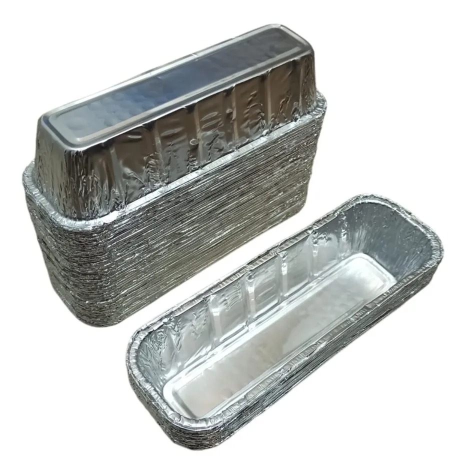 Budin molde aliminio x unidad.