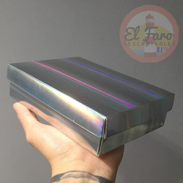 1Kg Bombonera caja holografica x unidad.