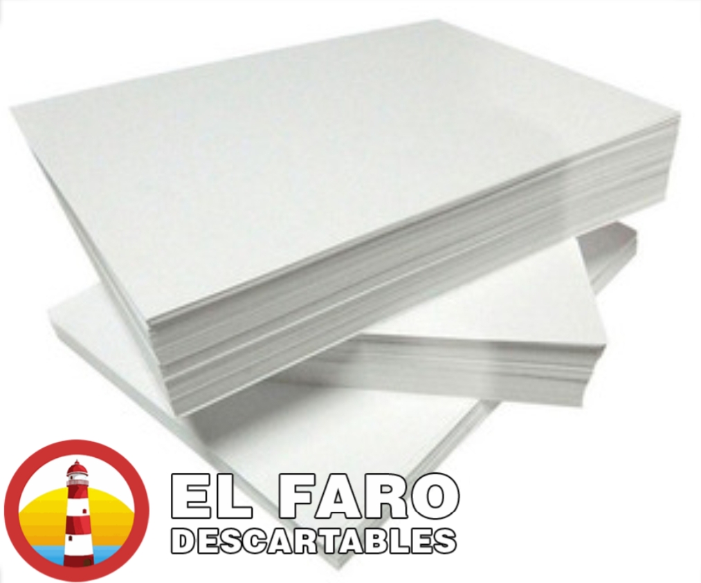 50x70cm Hojas papel resma x Peso