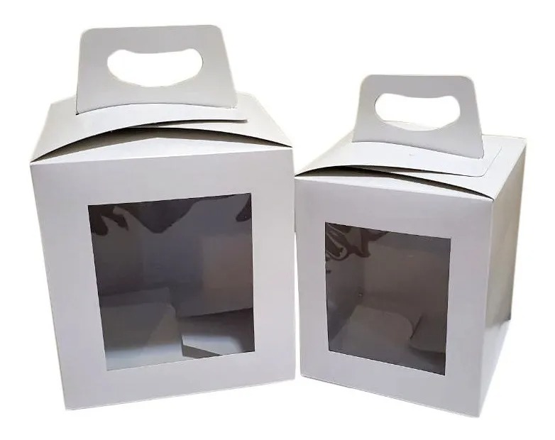 11x11x11 Caja visor (Pan dulce 250gr) x unidad.