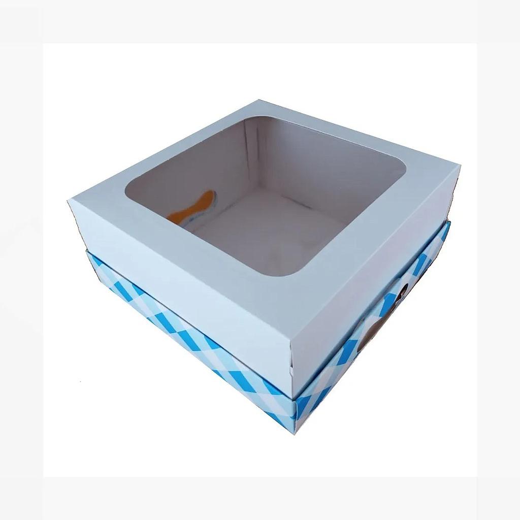25x25x12 Caja visor x unidad.