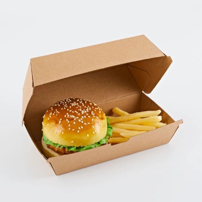 24x13x6 Hamburguesa y frita Caja microcorrugada x unidad.
