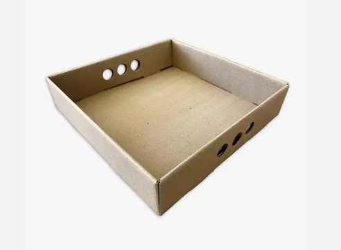 25x25x7 Bandeja microcorrugada x unidad