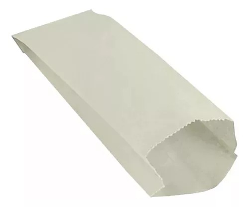 N°5 Bolsas papel blanco x 100 unidades