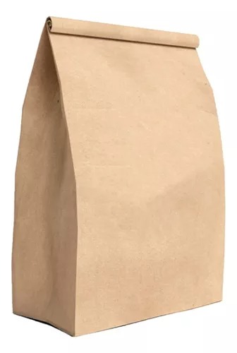 N°3 Delivery kraft bolsas papel x unidad.