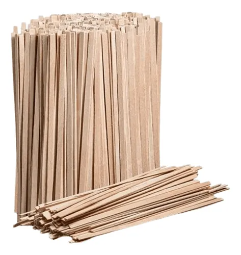 Agitador cafe MADERA x 100 unidades