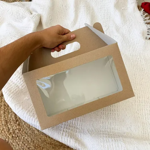 25x14x13 Caja VALIJA Kraft visor x Unidad