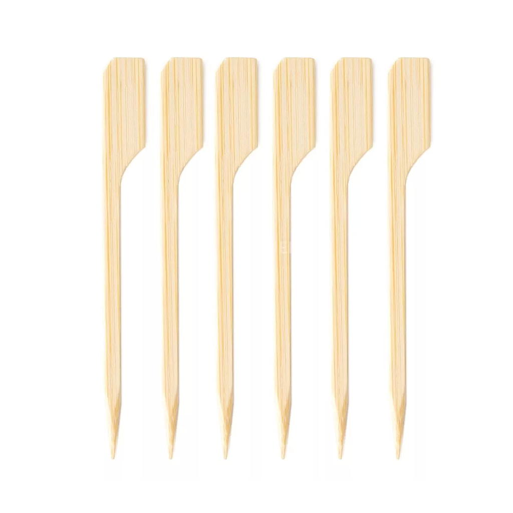 Pinchos bambu 15cm x 100 unidades.