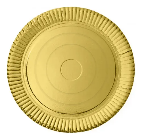 N°20 x Unidad - Plato dorado.