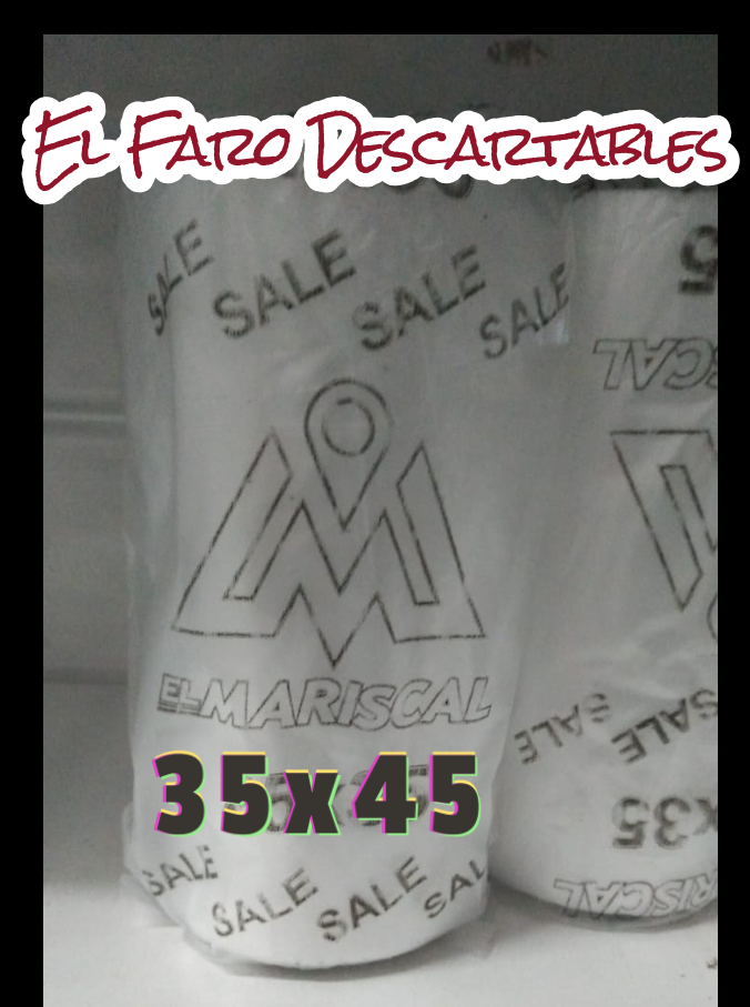 35x45cm x Unidad - Bolsas rendidoras  "El Mariscal"