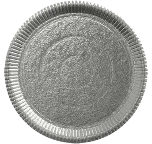 N"26 PLATEADO Plato carton x Unidad