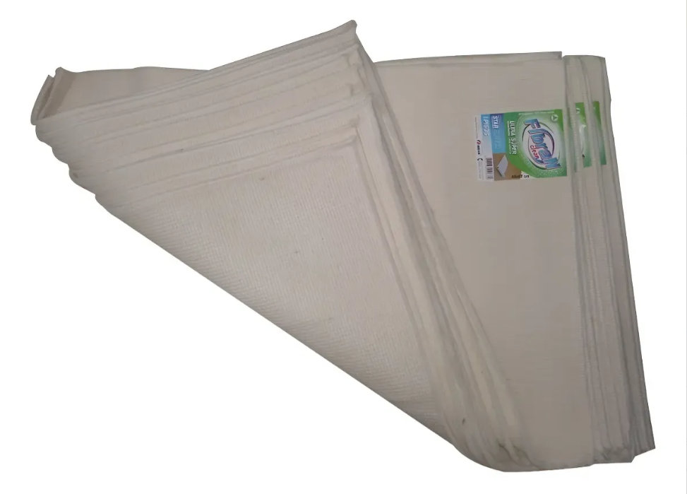 48x62cm Trapo de piso blanco x Unidad.