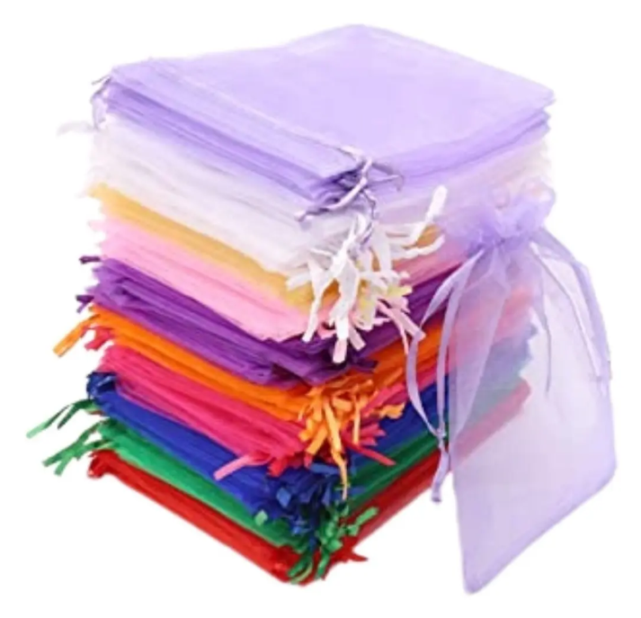 10x16cm x Unidad - Bolsa de Tul/Organza. 
