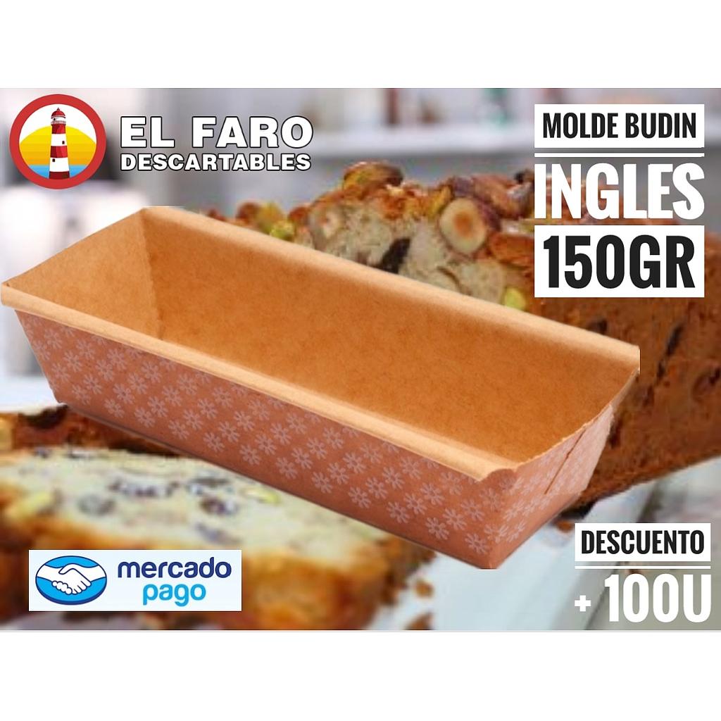 150gr Molde BUDIN x unidad