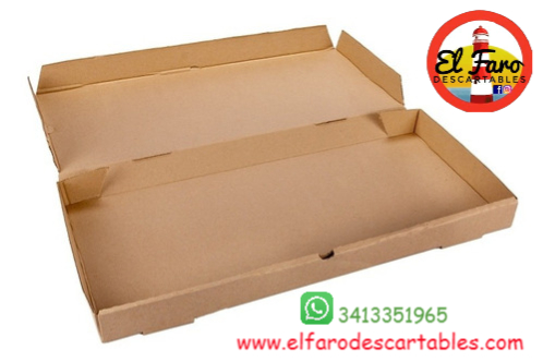 25x55x5 Caja microcorrugada (Pizza parrilla) x unidad.