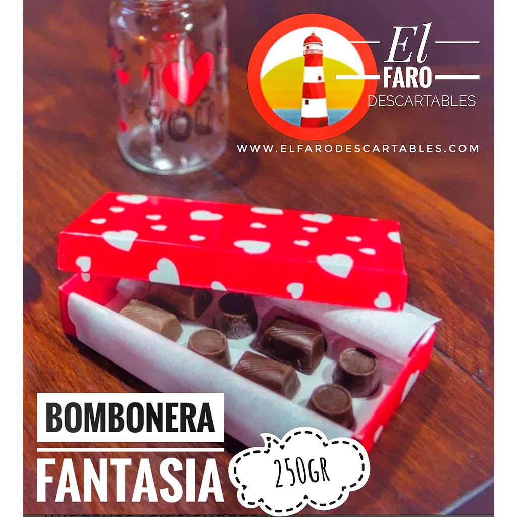 250gr Bombonera caja fantasia x unidad.